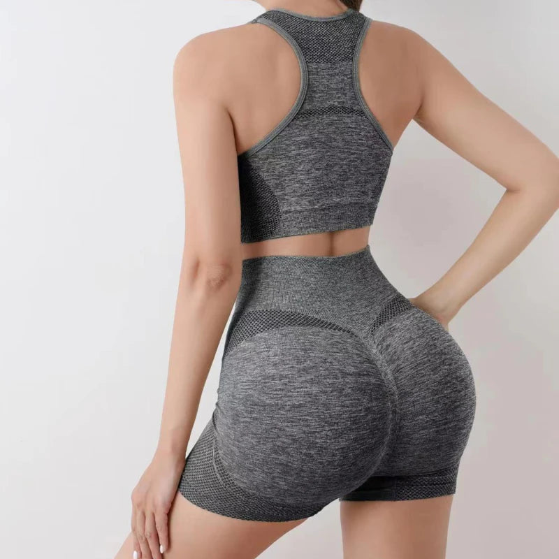 Conjunto Deportivo Mujer – Top + Short Push Up