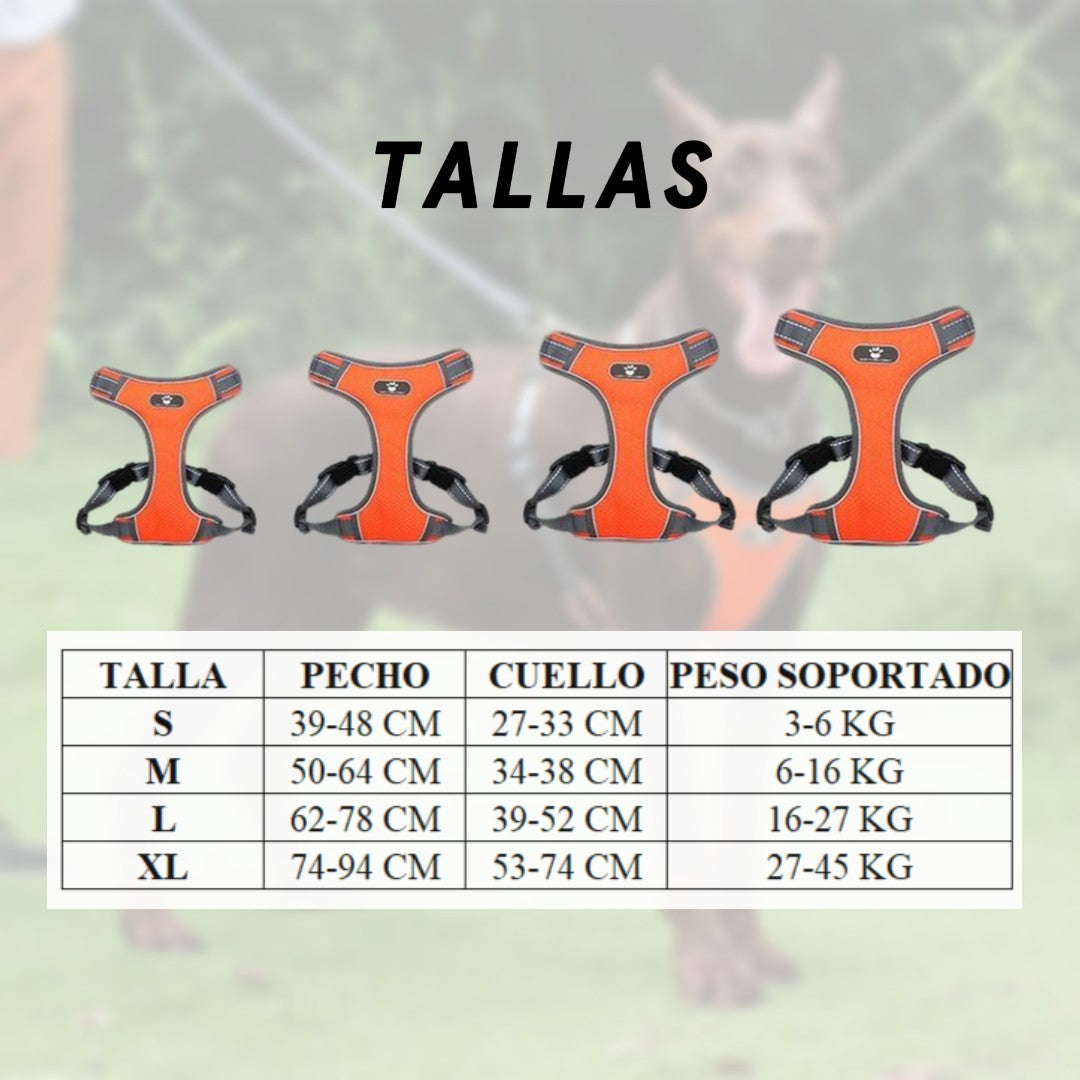 Arnés Ajustable para Perros Medianos y Grandes