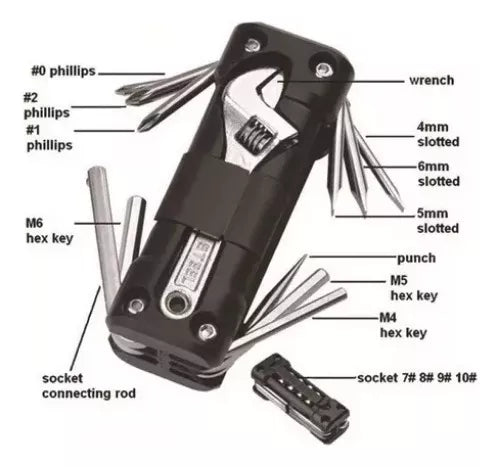 Herramienta Multiusos de Acero Inoxidble