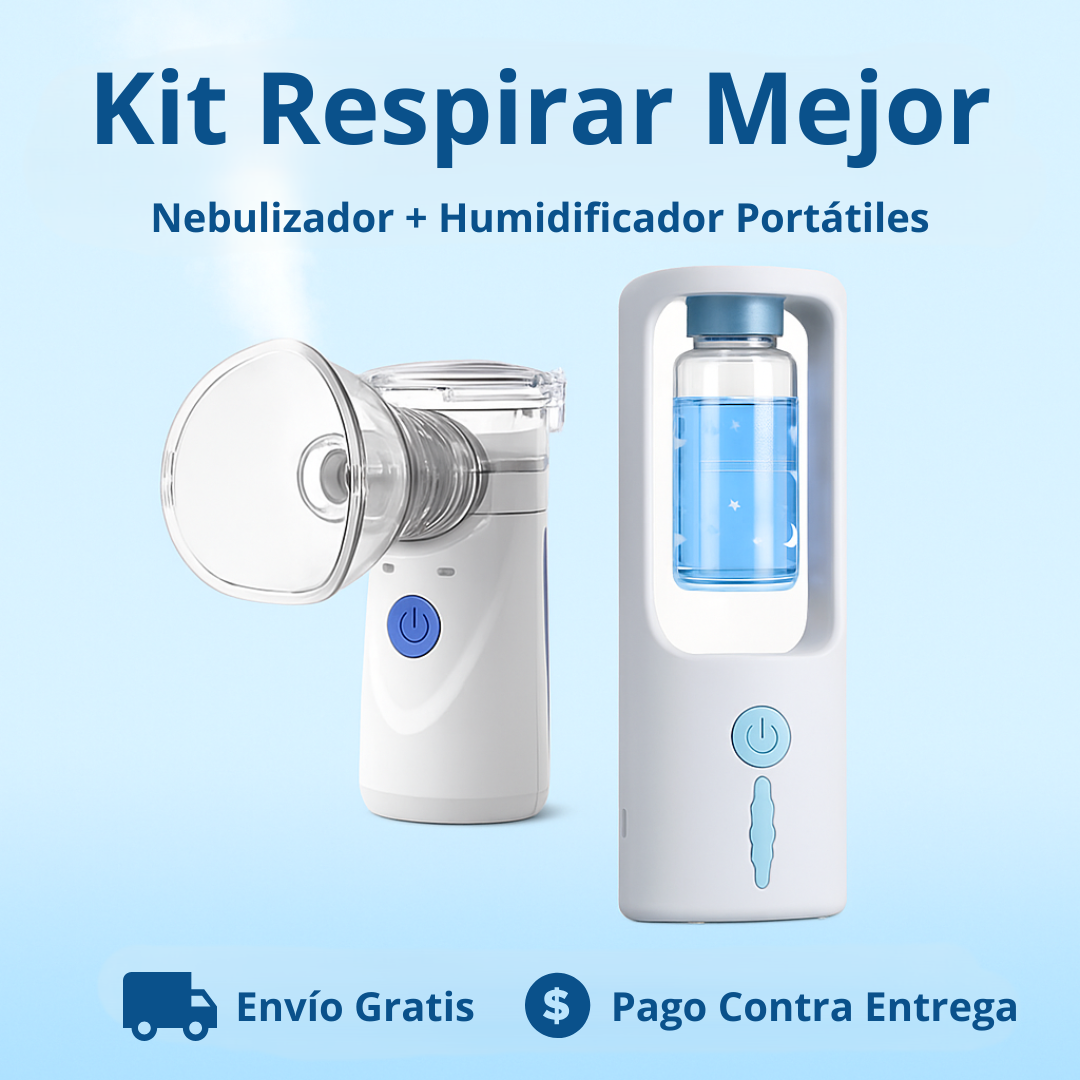 Kit Respirar Mejor – Nebulizador y Humidificador Portátiles