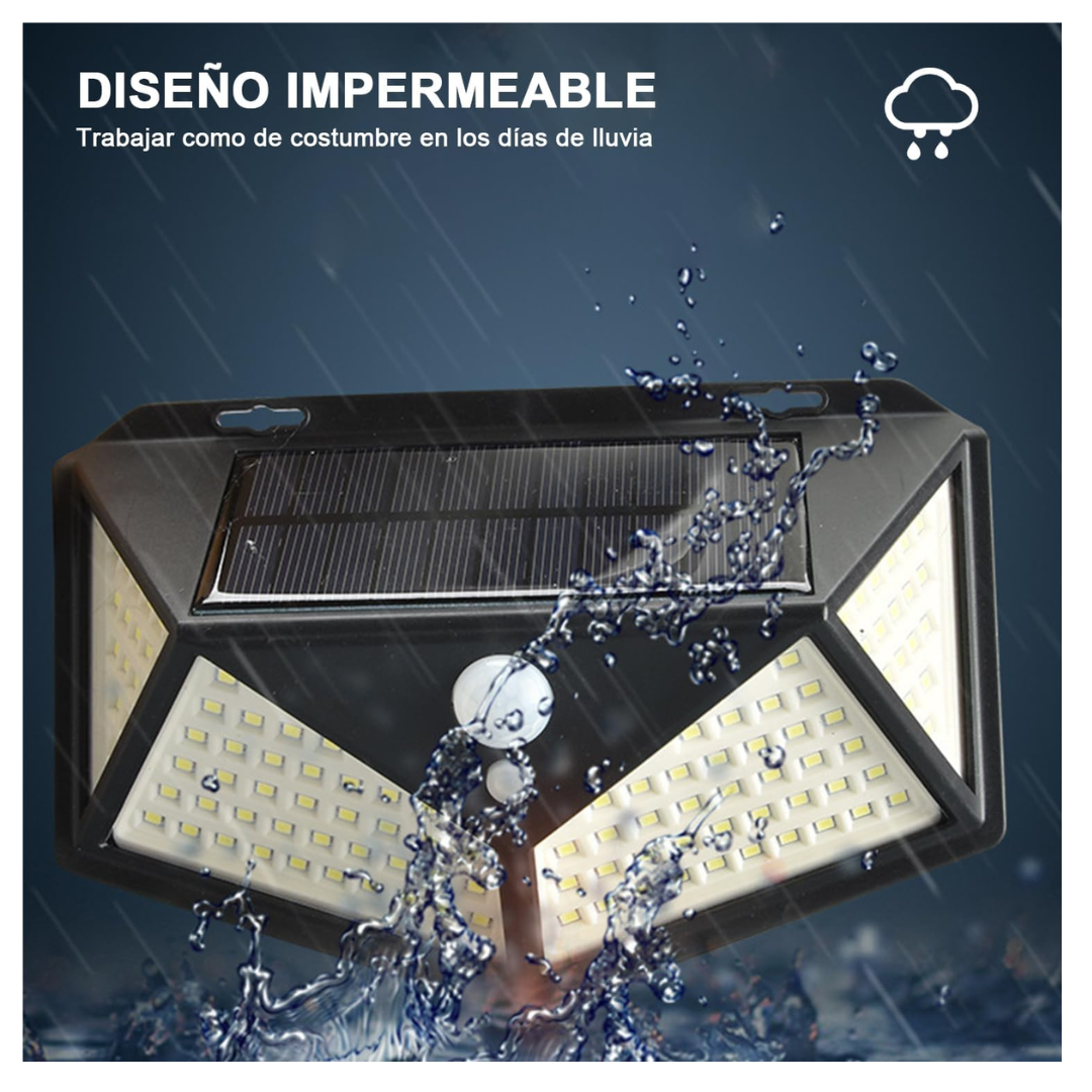 Lampara Solar 100 Leds