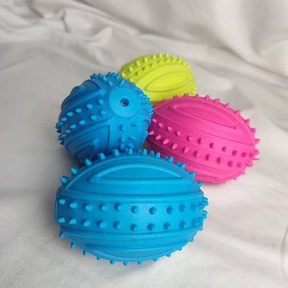 Pelota de Rugby Limpia Dientes Mascotas