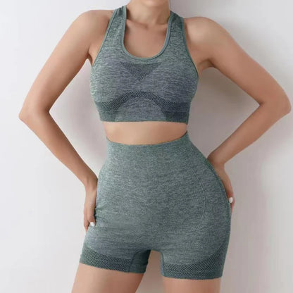 Conjunto Deportivo Mujer – Top + Short Push Up