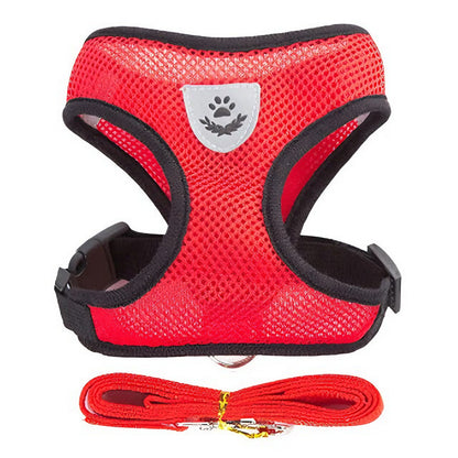 Arnés Pechera Chaleco Para Perro Y Gato