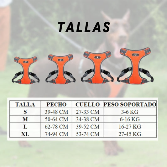 Arnés Ajustable para Perros Medianos y Grandes