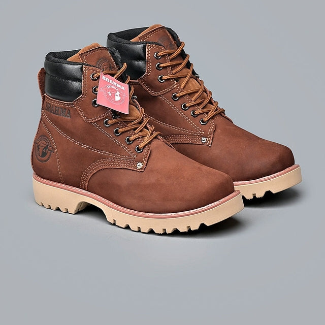 Botas Brahma en Cuero Marrón