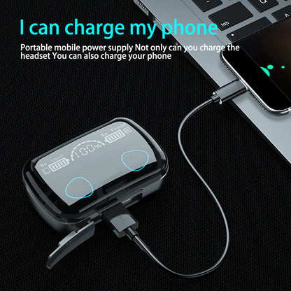 Audífonos Inalámbricos Gamer M10 + Power Bank - Sonido PRO