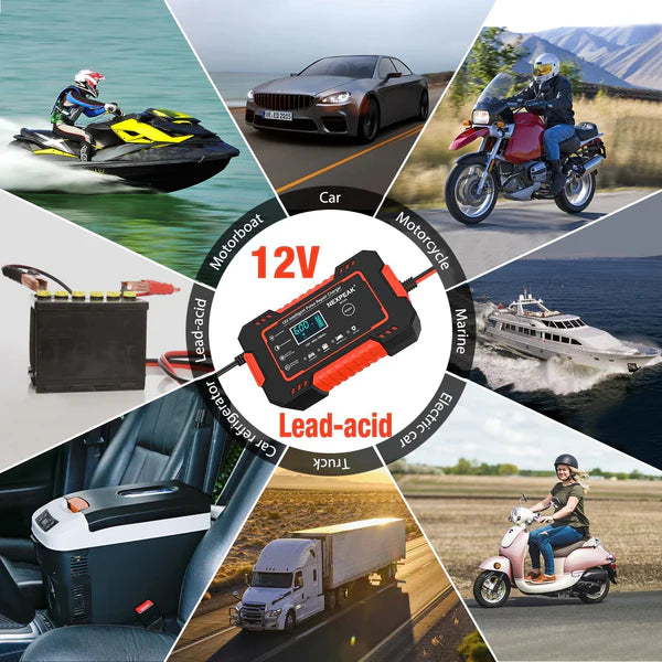 Cargador Inteligente de Baterías 12V 6A