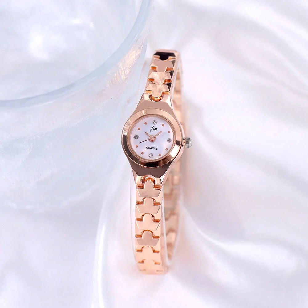 Reloj Dorado Elegante para Mujer