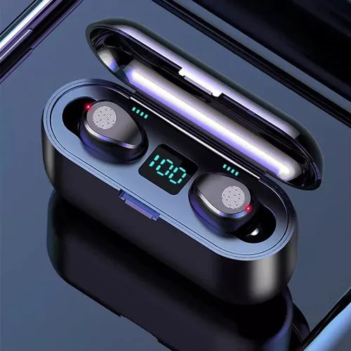 Audífonos Bluetooth F9-5 con Power Bank – Sonido Pro & Carga Inteligente