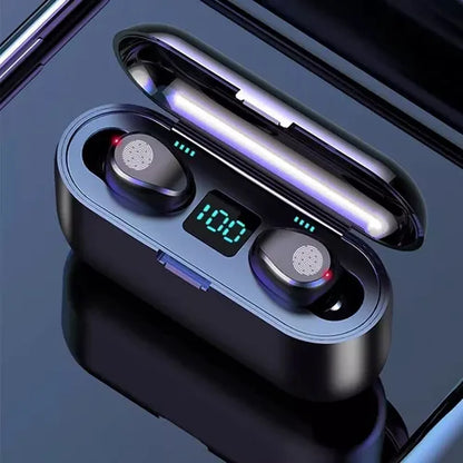 Audífonos Bluetooth F9-5 con Power Bank – Sonido Pro & Carga Inteligente