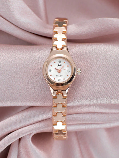 Reloj Dorado Elegante para Mujer