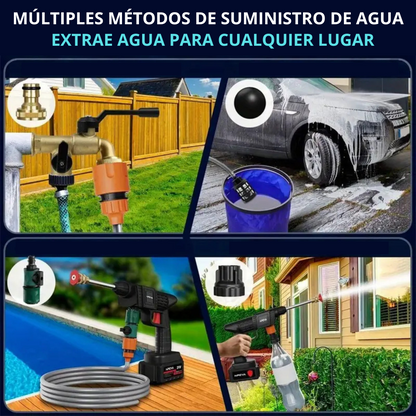 Hidrolavadora Recargable 48V - 2 Baterías