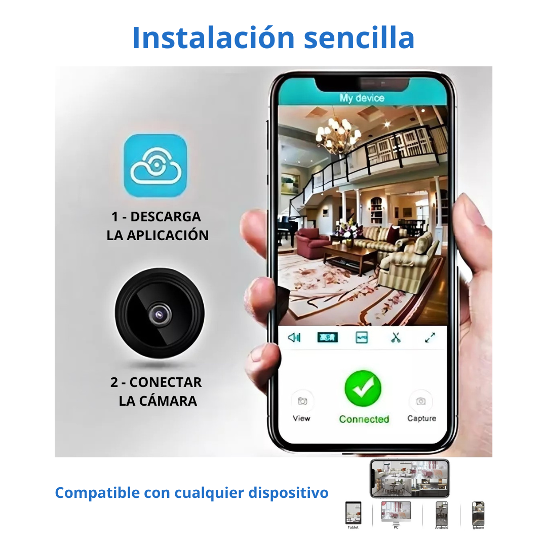 Cámara Mini Espía WiFi A9