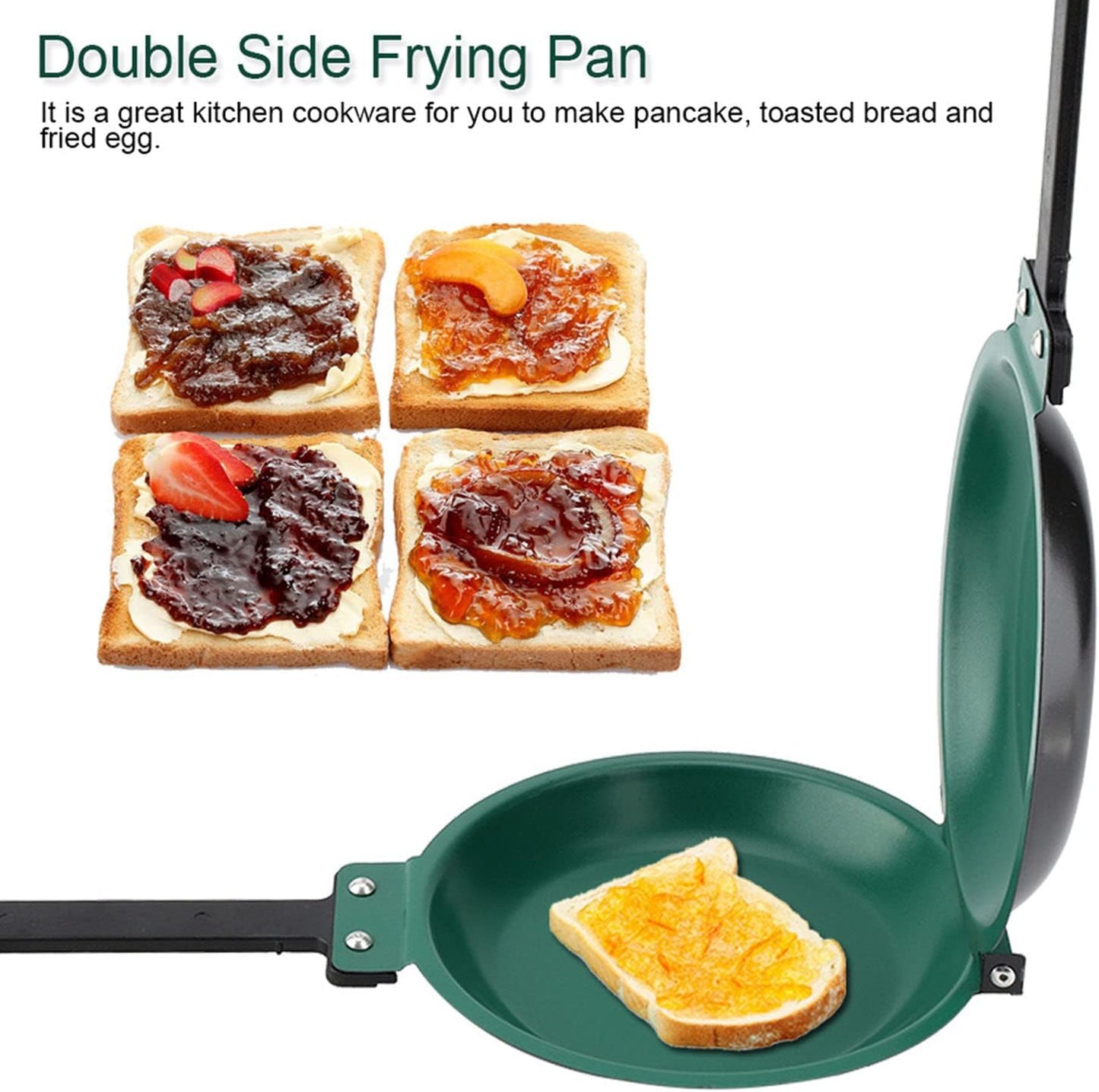Sartén Doble para Pancakes y Tostadas