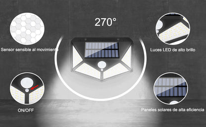 Lampara Solar 100 Leds