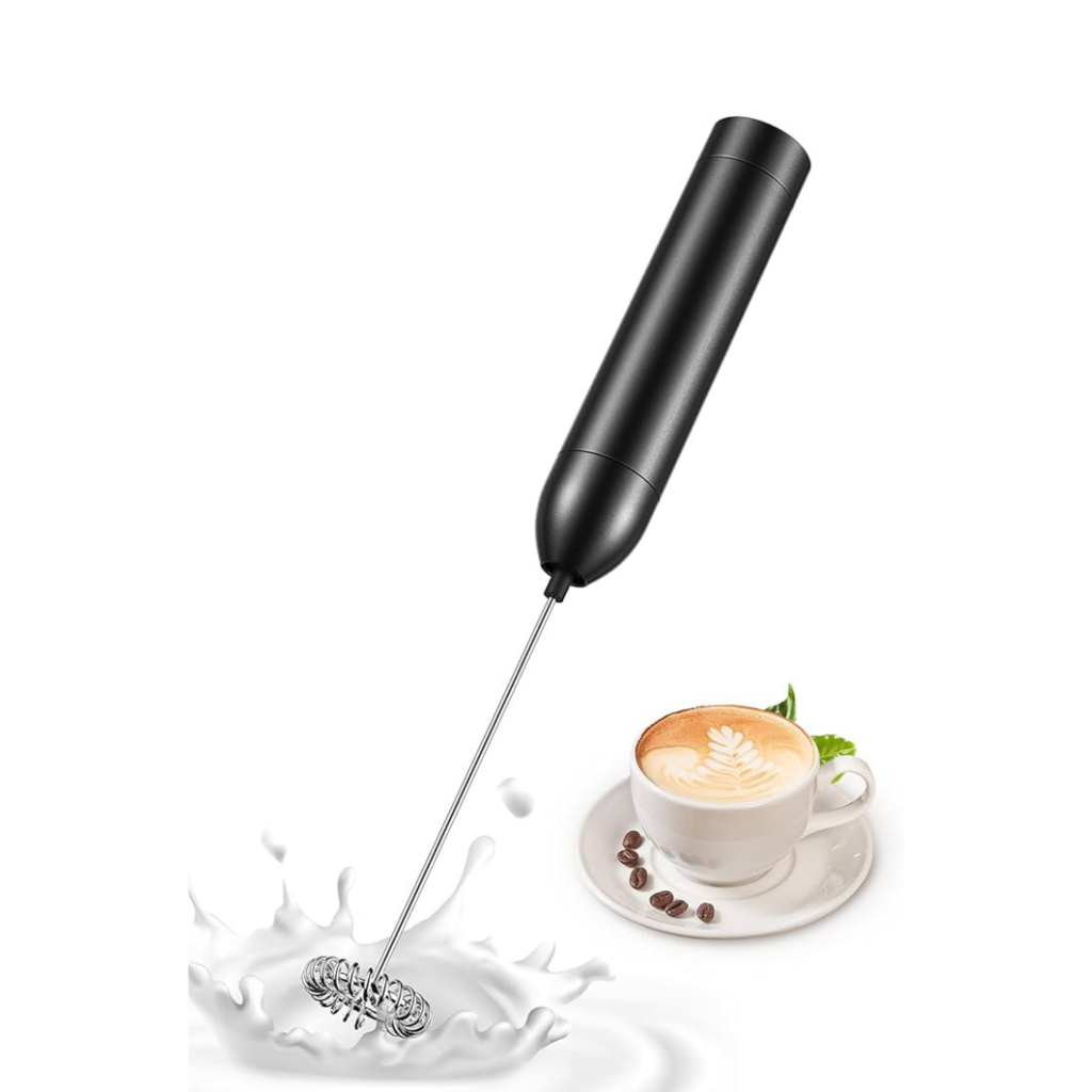 Espumador de leche y café recargable