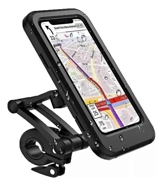 Soporte Impermeable para Celular en Moto/Bici