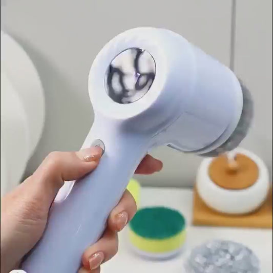 Cepillo Eléctrico de Limpieza 5 en 1 – Potencia, Comodidad y Resultados Profesionales en Casa