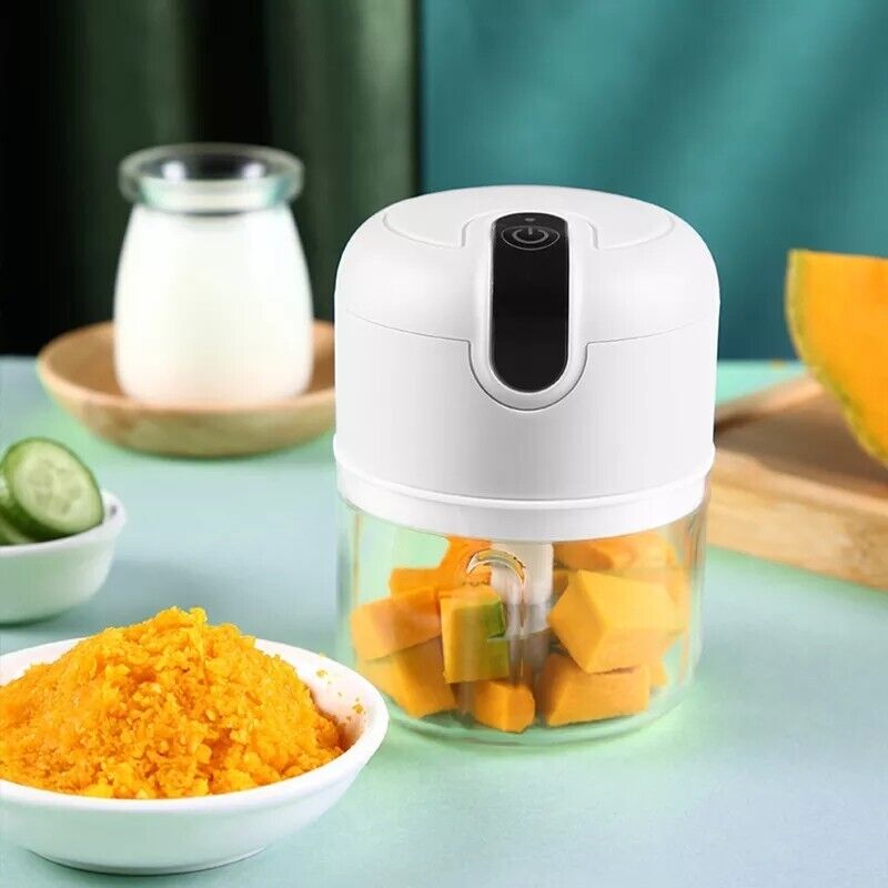 ⚡ Picatodo Eléctrico con Cuchillas de Acero y Carga USB