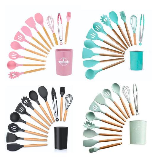 Set de Utensilioc de Cocina en Silicona (12 piezas)