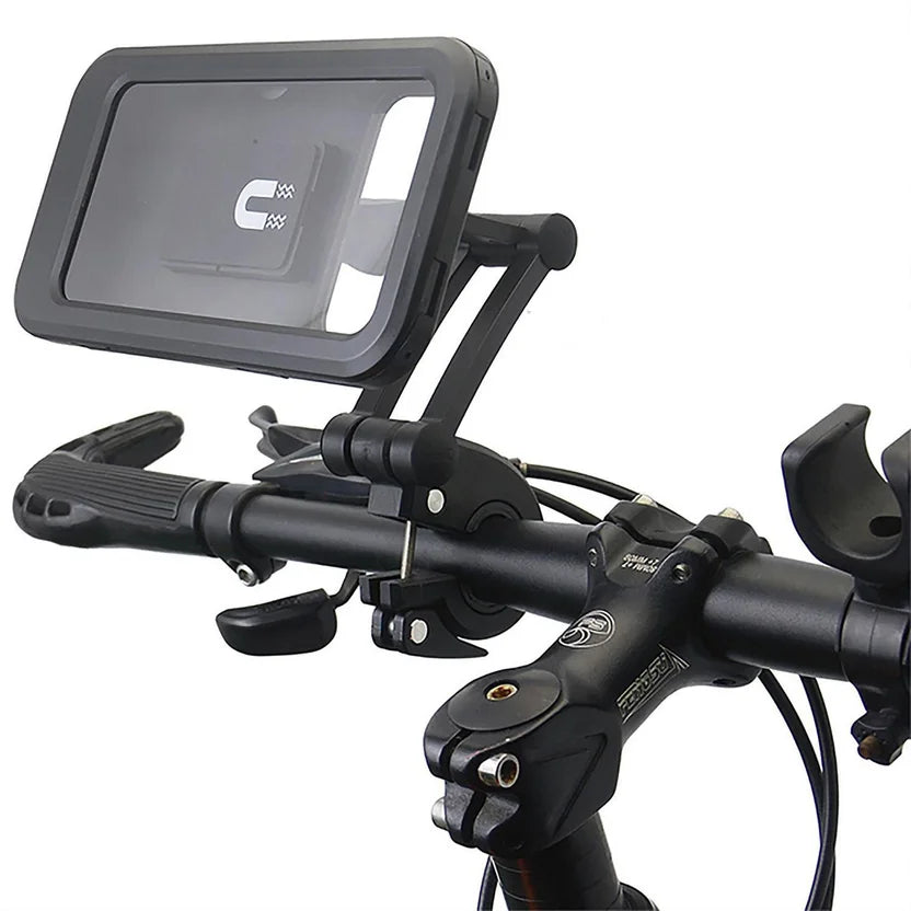 Soporte Impermeable para Celular en Moto/Bici